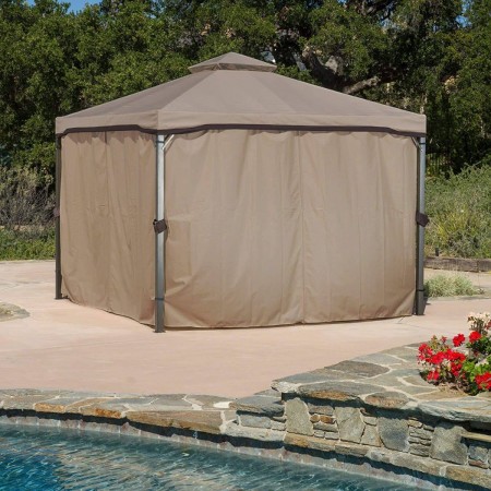 Mighty Rock 10' x10' Gazebo Canopy Soft Top Outdoor Patio Gazebo Tent Garden Canopy for Your Yard, Patio, Garden, Outdoor or Party